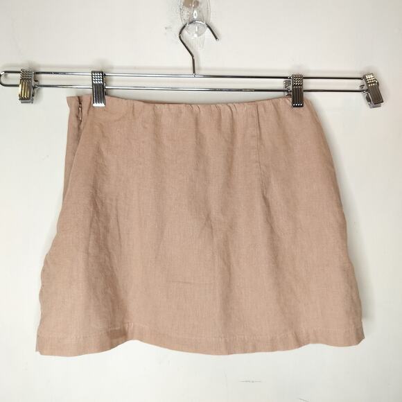 Abercrombie & Fitch Linen Blend Mini Skort - Picture 6 of 8